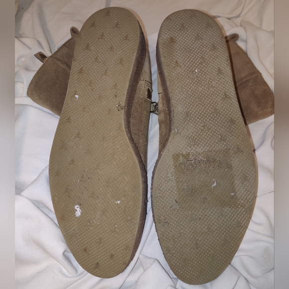 Trask Casey Wedge Waterproof Taupe suede ankle Boots. - Picture 9 of 11